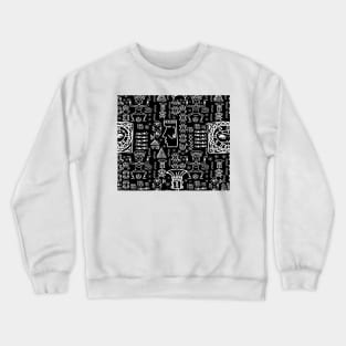 Egyptian and african mud cloth Crewneck Sweatshirt